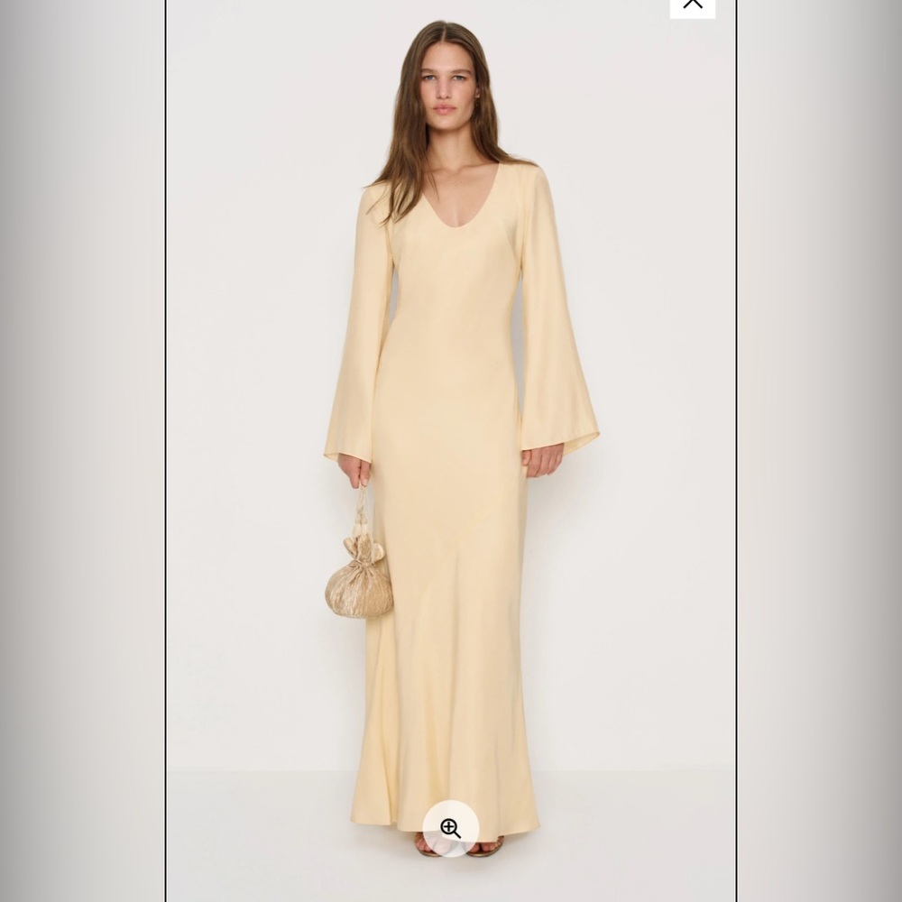 Reformation Vivia Silk Dress